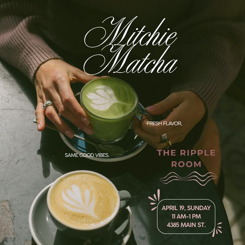 Cover Image for Cafe & Chat at Mitchie Matcha