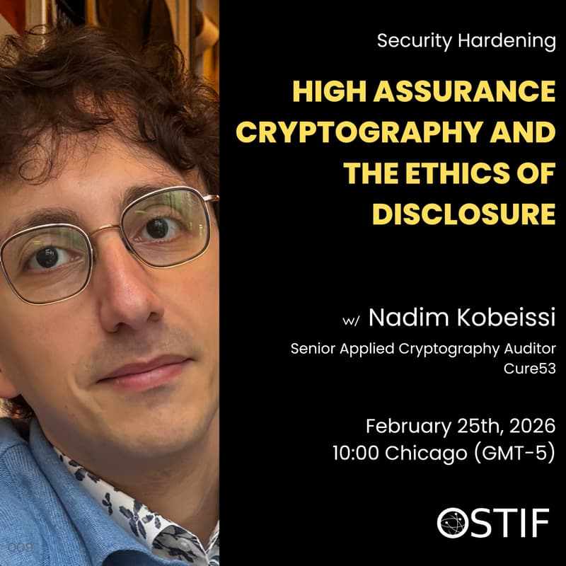 Cover Image for High Assurance Cryptography and the Ethics of Disclosure w/ Nadim Kobeissi