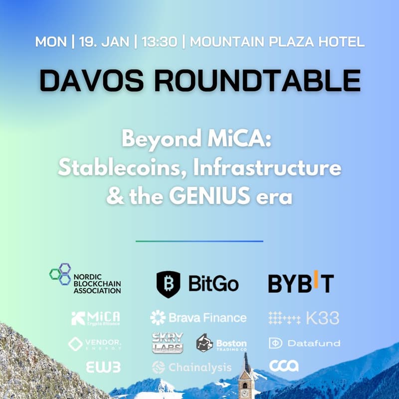 Cover Image for ROUNDTABLE - Beyond MiCA: Stablecoins, Infrastructure & the GENIUS Era