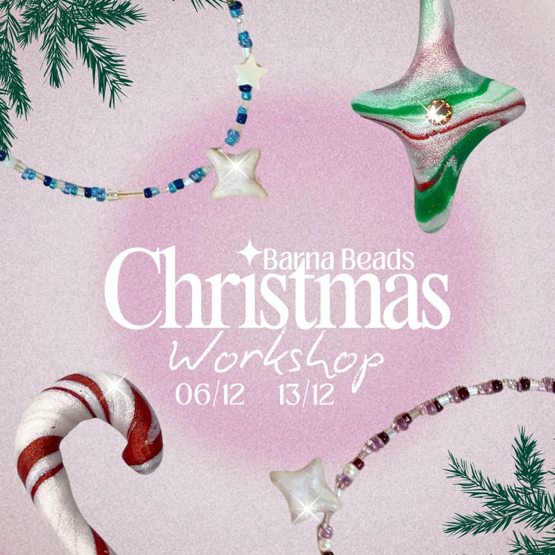 Cover Image for Creative workshop - Make clay christmas gifts and ornaments with wine and tapas🍷✨