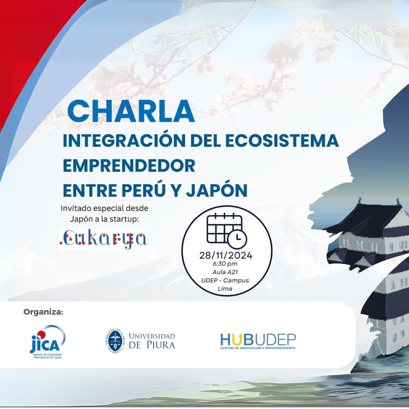 Foto de portada de Charla: Integración del ecosistema emprendedor entre Perú y Japón