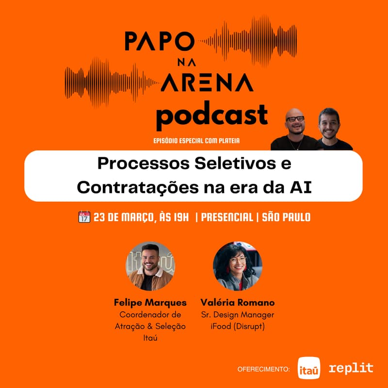 Cover Image for Papo na Arena: Processos Seletivos e Contratações na era da AI