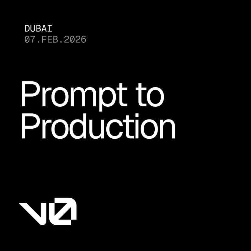 Cover Image for v0 Prompt to Production — Dubai