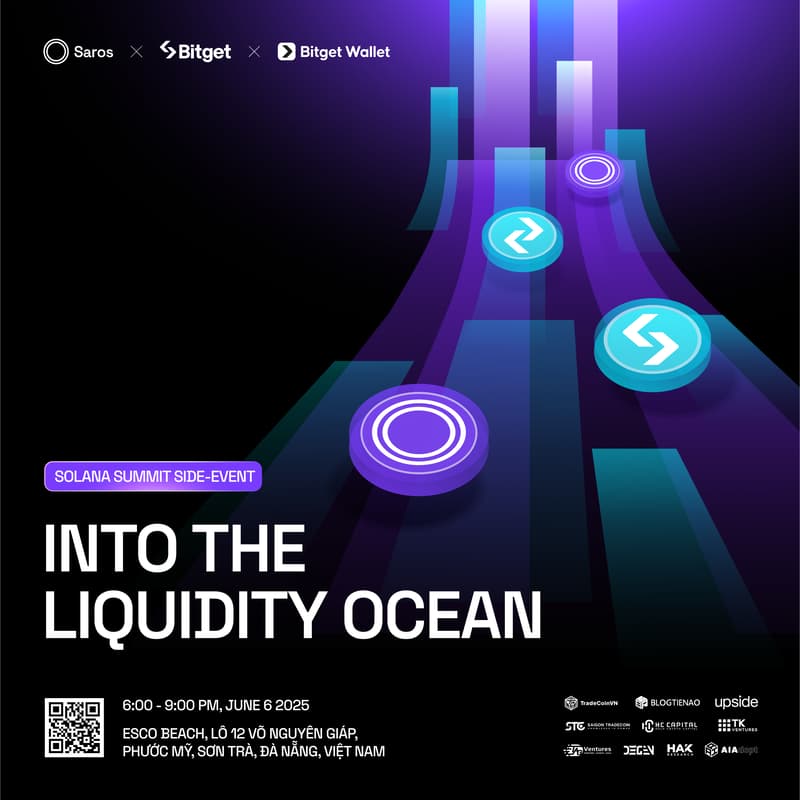 Cover Image for Into the Liquidity Ocean - co-hosted by Bitget x Saros x Bitget Wallet