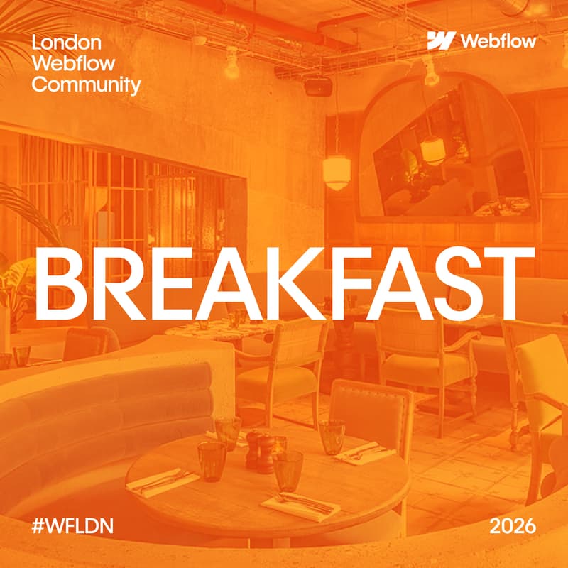 Cover Image for Webflow Communtiy Breakfast