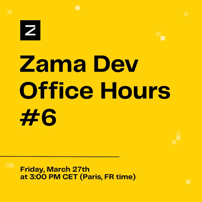 Cover Image for Zama Dev Office Hours #6