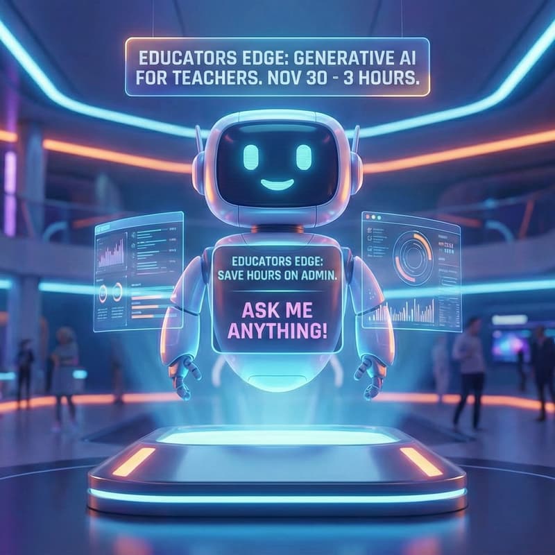 Cover Image for The Educators Edge: AI Power-up. Making a GTA (Generative Teacher Assistant)