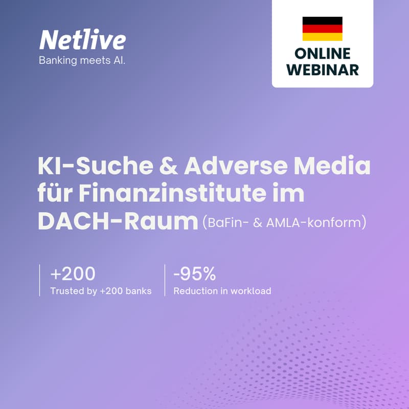 Cover Image for KI-Suche & Adverse Media Screening für Finanzinstitute
