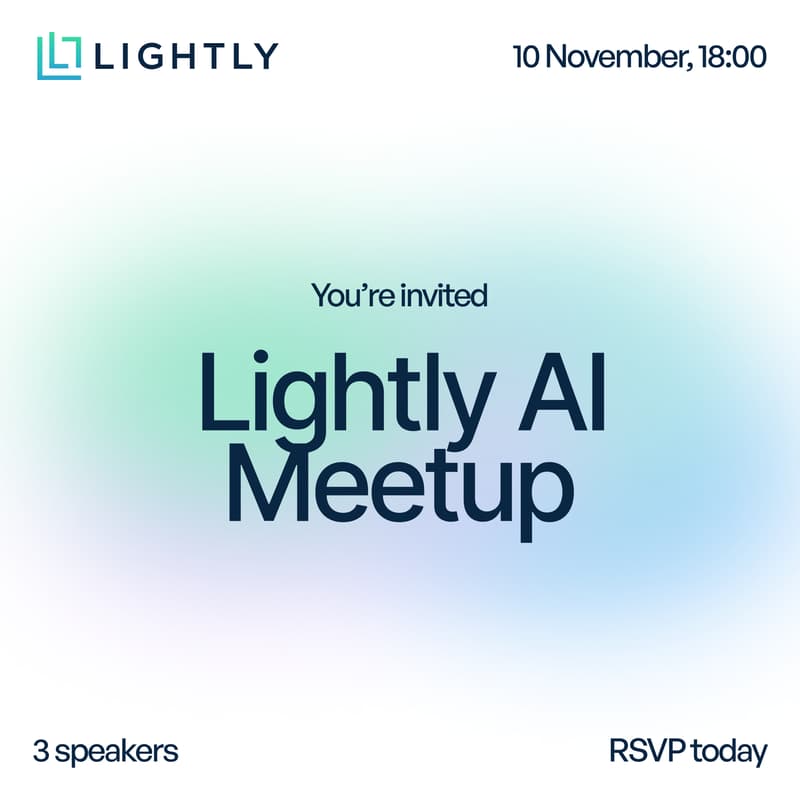 Cover Image for AI Meetup @ Lightly