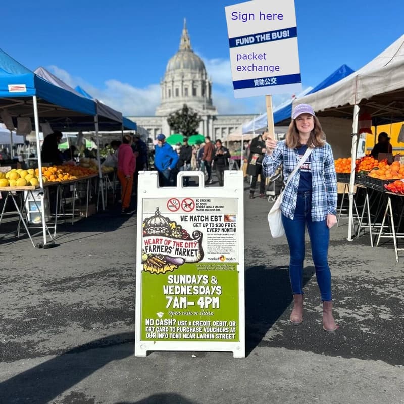 Cover Image for Signature Gathering at Heart of the City Farmers' Market in San Francisco