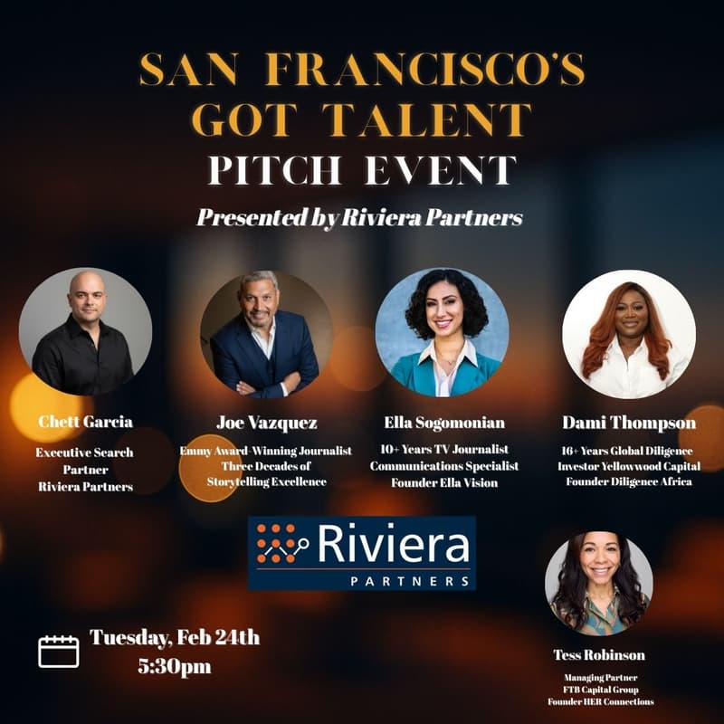 Cover Image for 🎤 San Francisco's Got Talent: Founder Edition Pitch Event