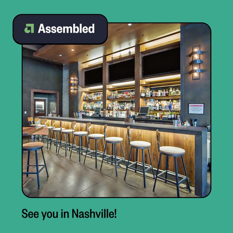Cover Image for Happy hour with the Assembled team