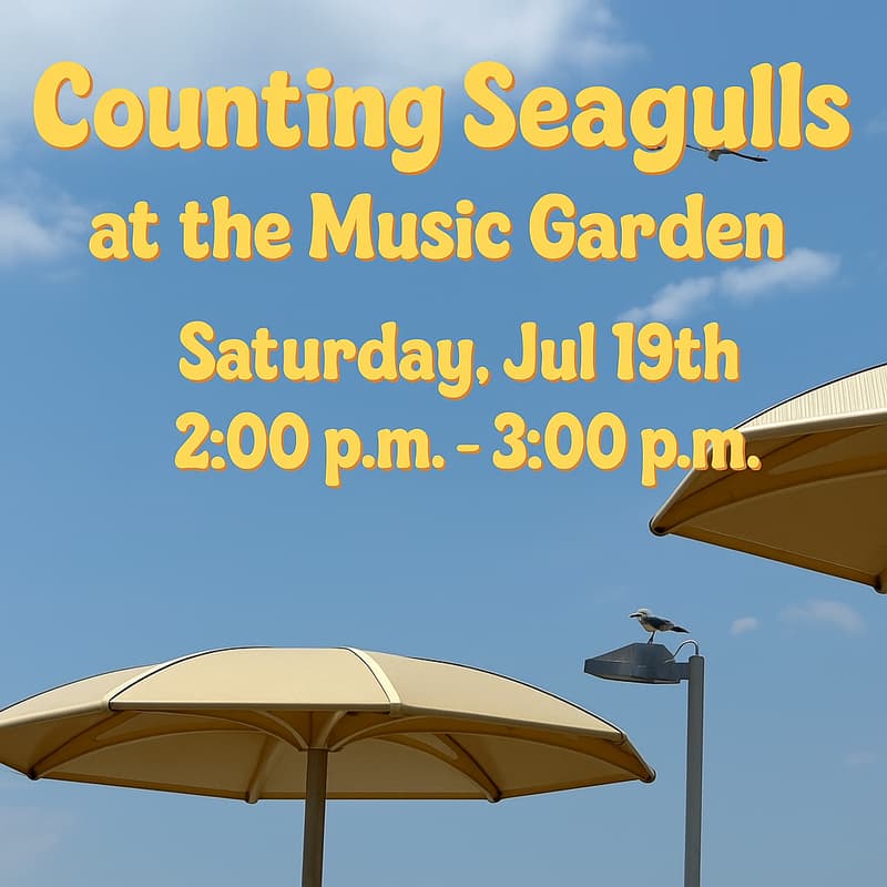 Cover Image for Counting Seagulls at the Music Garden
