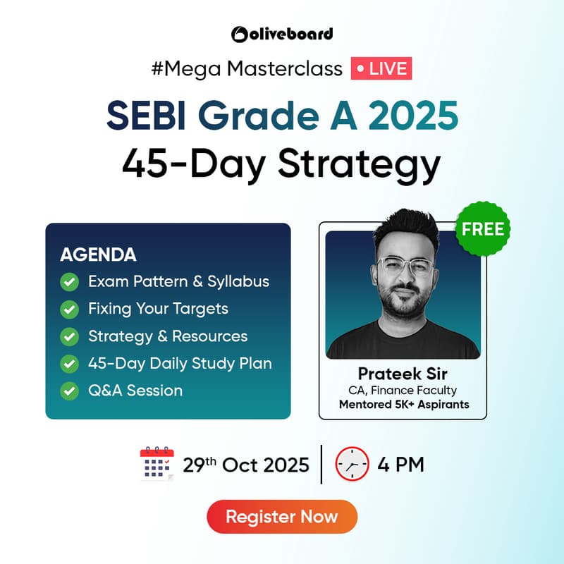 Cover Image for SEBI Grade A 2025: 45-Day Strategy