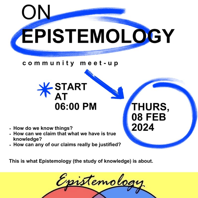 Cover Image for Auditorium |Epistemology (community event)
