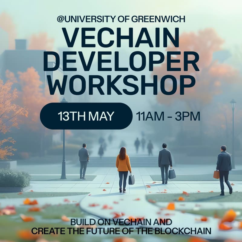 Cover Image for VeChain Developer Workshop - University of Greenwich