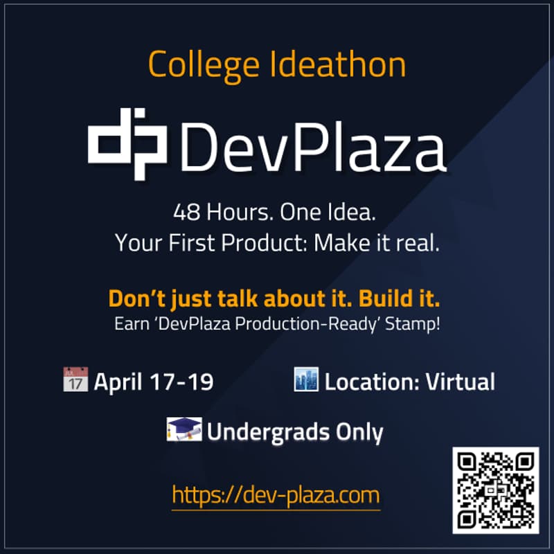 Cover Image for DevPlaza Demo + Hackathon: Don't just think it, build it.