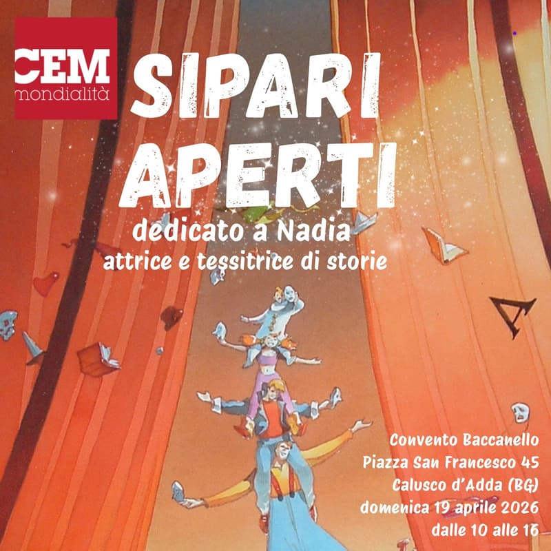 Cover Image for SIPARI APERTI dedicato a Nadia attrice e tessitrice di storie