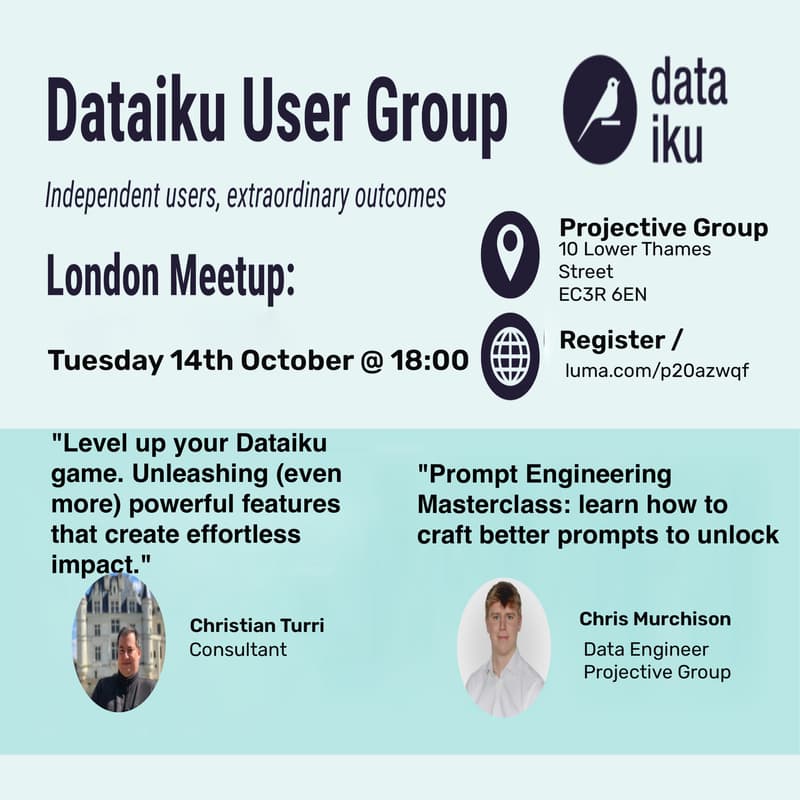 Cover Image for Dataiku User Group #7