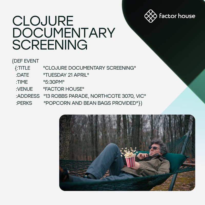 Cover Image for Watch Party: Clojure The Documentary
