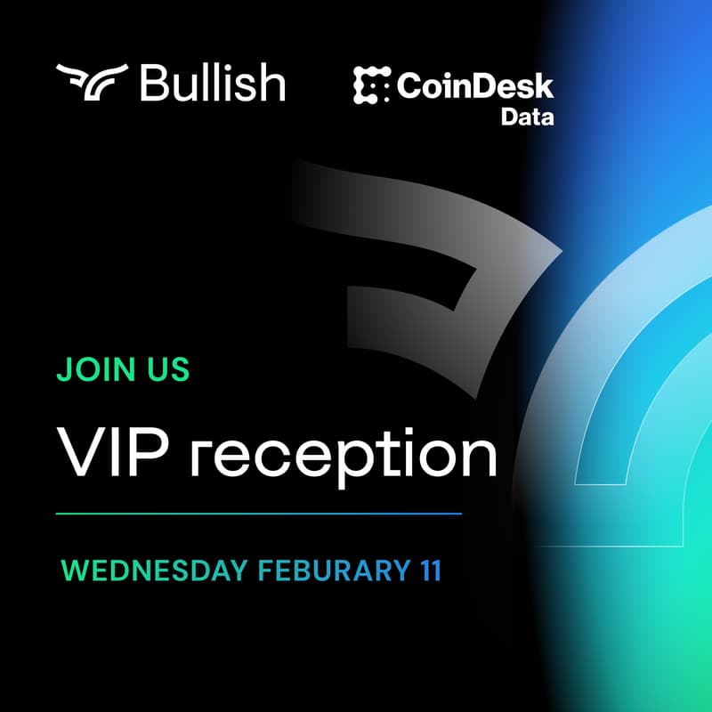 Cover Image for Bullish Exchange and CoinDesk Data VIP Reception