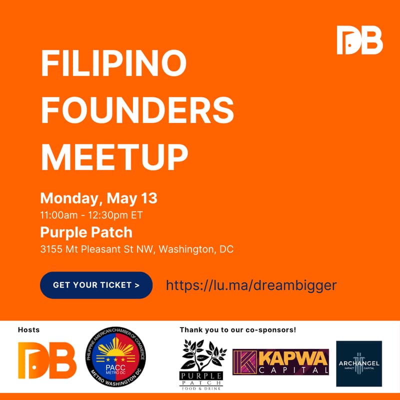Cover Image for Washington, D.C. - Filipino Founders Meetup