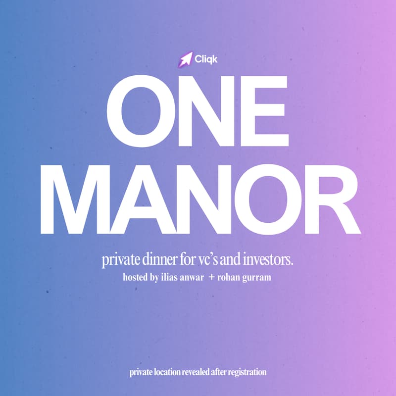 Cover Image for One Manor by Cliqk - Private Event For Investors