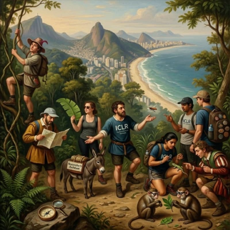 Cover Image for ICLR Hike: Gradient Descent (Literally)