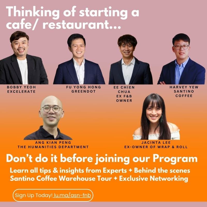 Cover Image for ASN Pre-Founder Catalyst Bootcamp: F&B business Edition