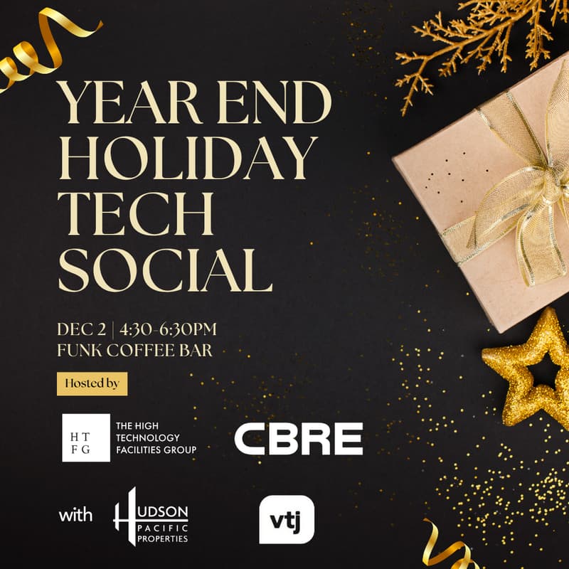Cover Image for Year End Holiday Tech Social By VTJ x CBRE's HTFG