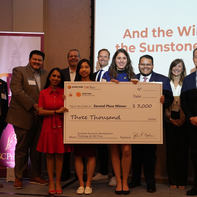 Cover Image for 2025-26 Sunstone Economic Development Challenge @ USC Price: Networking Mixer