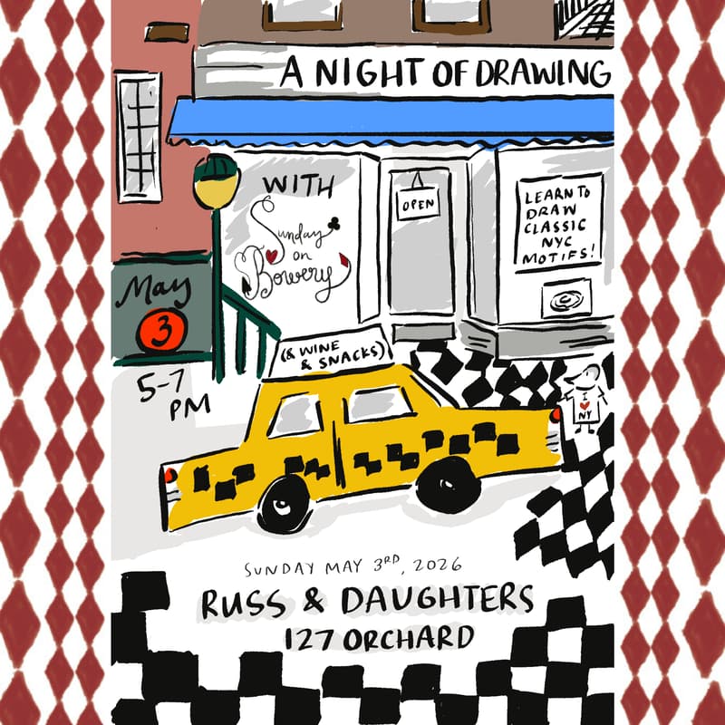 Cover Image for DRAWING NEW YORK CITY WITH SUNDAY ON BOWERY