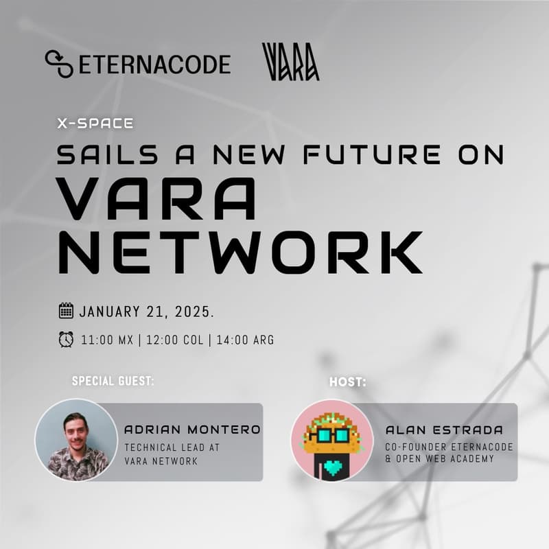 Cover Image for X-Space | Sails a new future on Vara Network