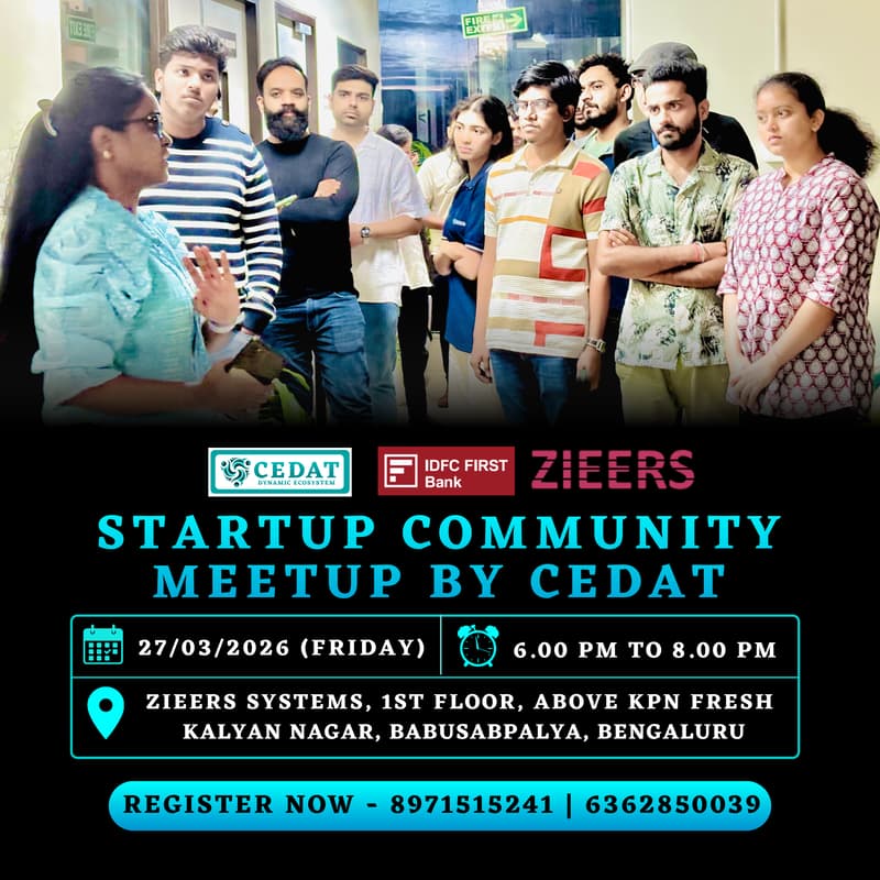 Cover Image for Startup Community Meetup by CEDAT