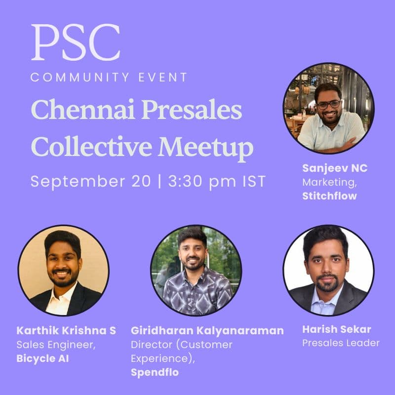 Cover Image for Chennai Presales Collective Meetup