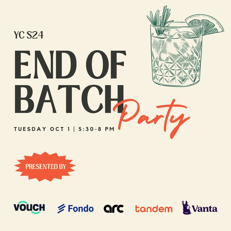 Cover Image for YC S24 End of Batch Party!