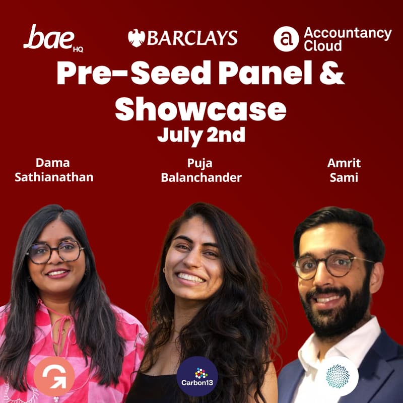 Cover Image for Investing in Pre-Seed Panel & Showcase: Bae HQ