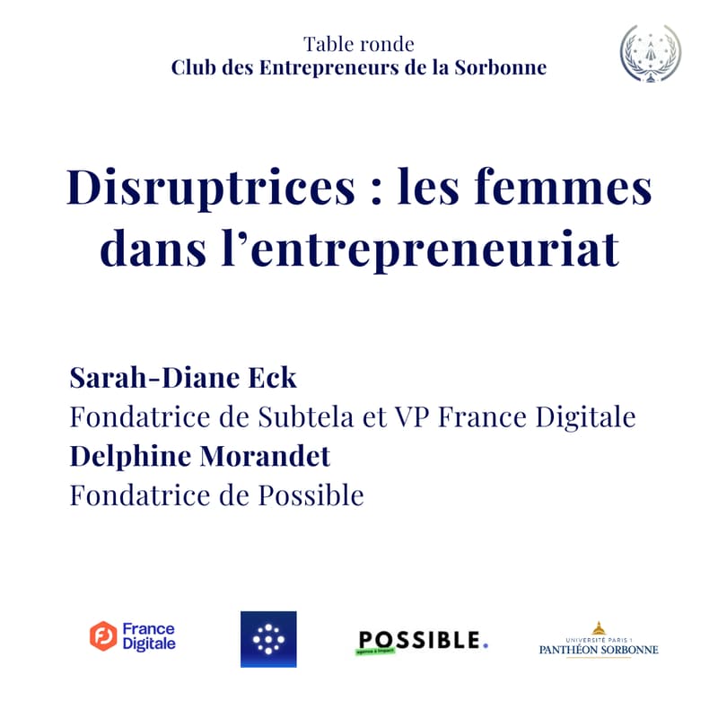 Cover Image for Disruptrices : Les femmes dans l'entrepreneuriat