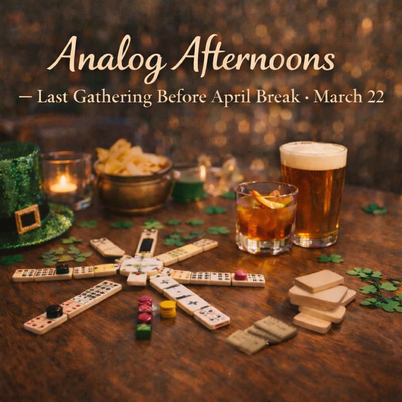 Cover Image for Analog Afternoons — A Calm Board Game Gathering (Mar 22)