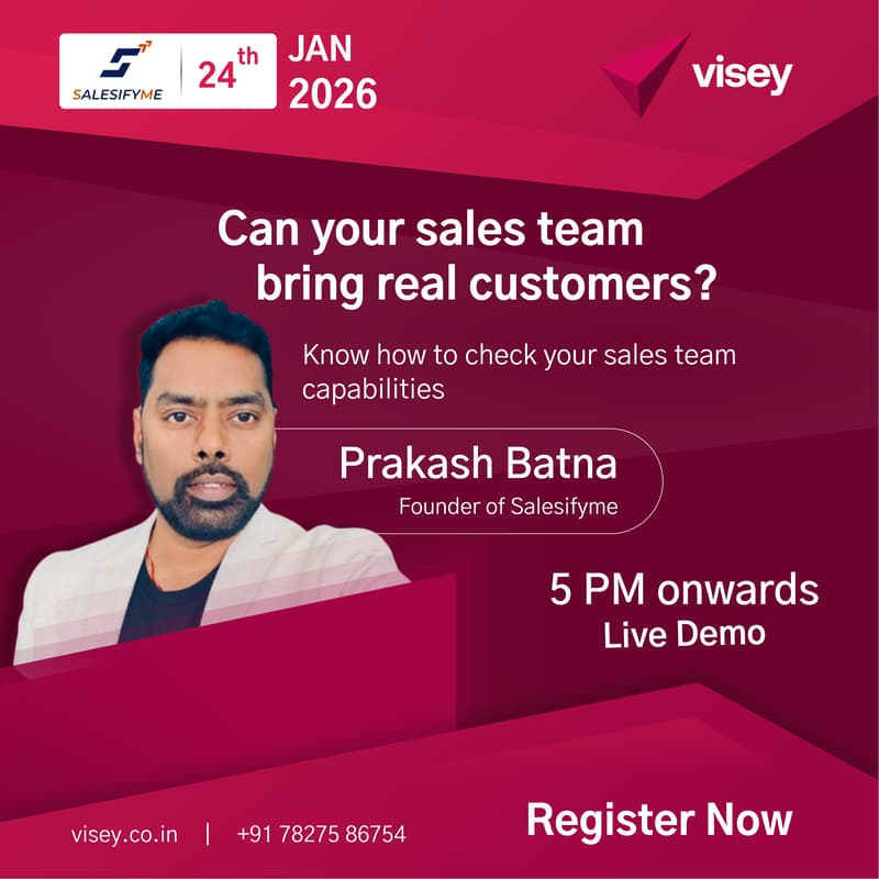 Cover Image for Can Your Sales Team Bring Real Customers? – Live Demo