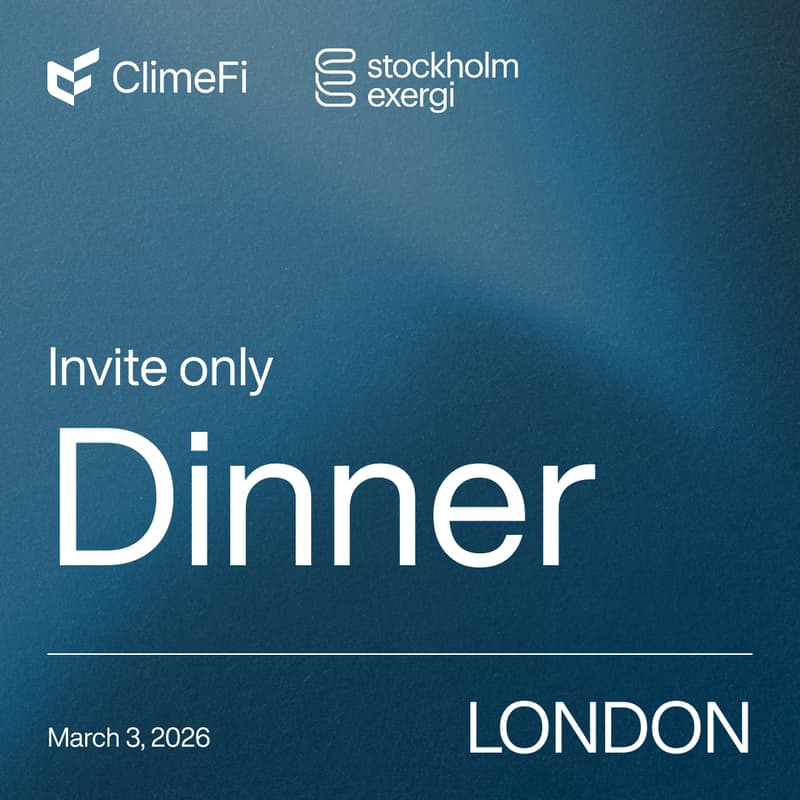 Cover Image for ClimeFi and Stockholm Exergi Dinner