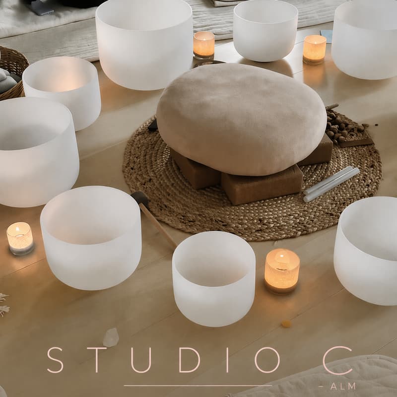 Cover Image for RAISING VIBES: SOUND BATH AT STUDIO C