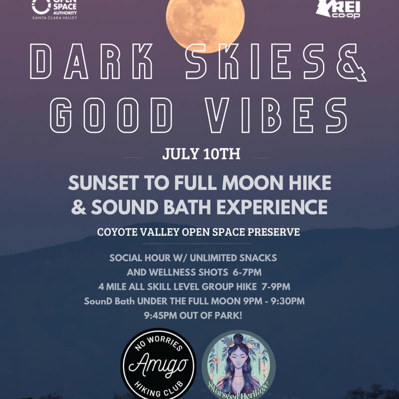 Cover Image for FULL MOON HIKE & SOUND BATH EXPERIENCE