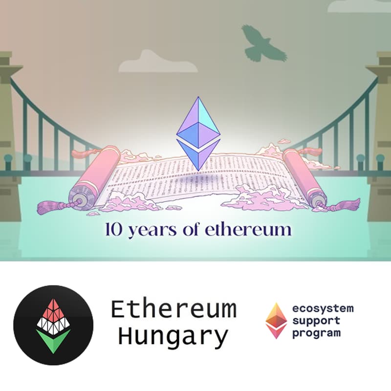 Cover Image for 10 Years of Ethereum Celebration in Budapest🎆