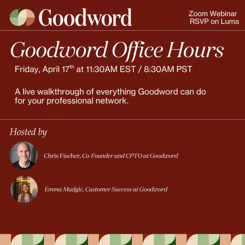 Cover Image for Goodword Office Hours