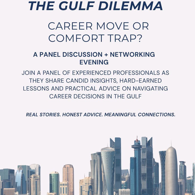 Cover Image for The Gulf Dilemma - career move or comfort trap? Real stories, Real advice