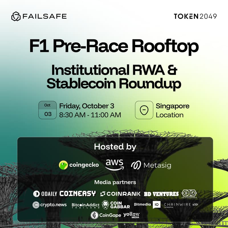Cover Image for F1 Pre-Race Rooftop Breakfast: Institutional RWA & Stablecoin Roundup