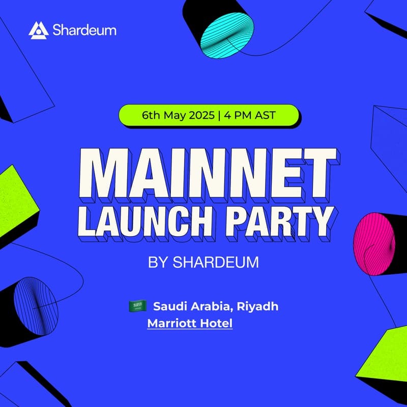 Cover Image for Shardeum Mainnet Watch Party @ Riyadh
