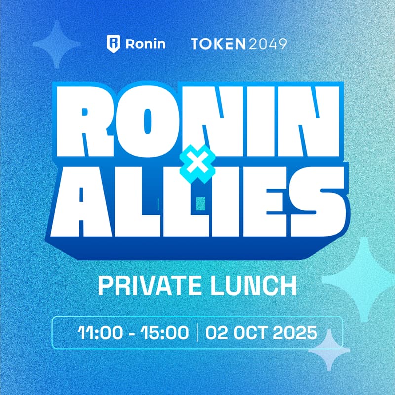 Cover Image for Ronin x Allies | Private Lunch @TOKEN2049