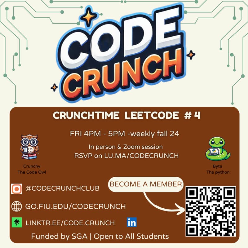 Cover Image for 💻 CrunchTime LeetCode #4